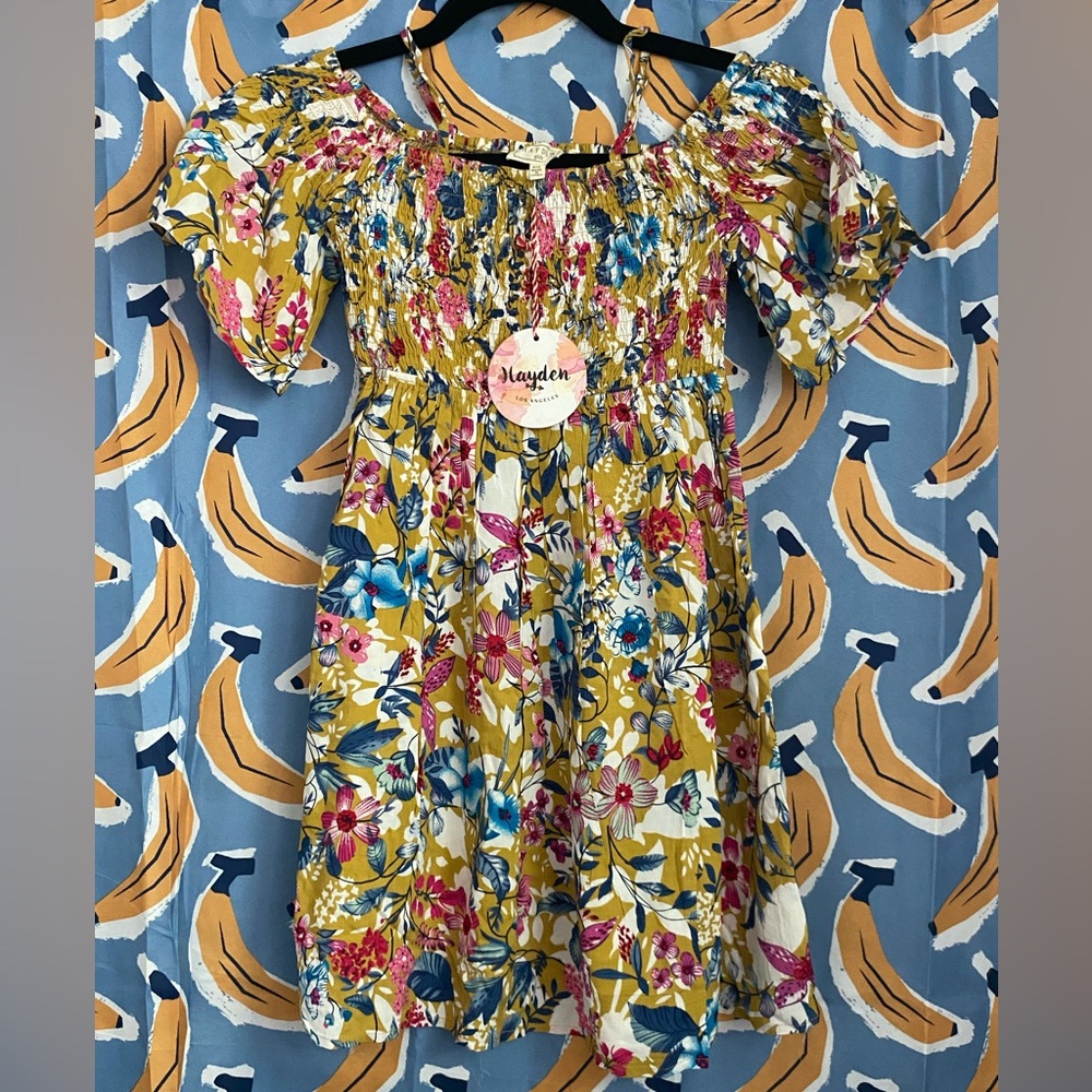 Hayden Girls - Floral Smocked Dress